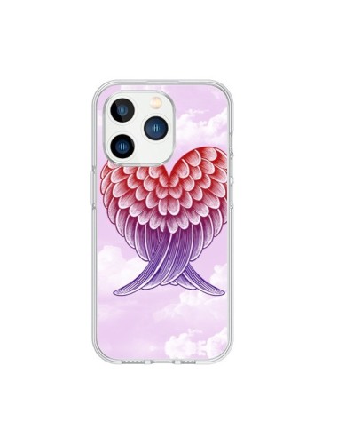 Coque iPhone 15 Pro Ailes d'ange Amour - Rachel Caldwell