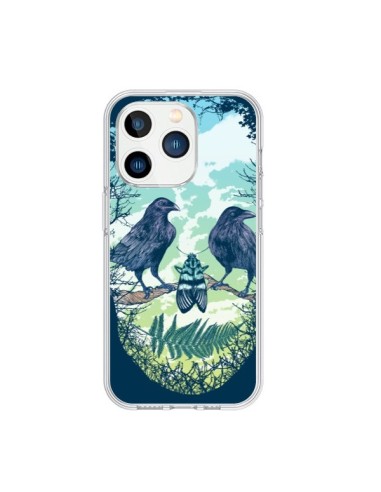 Coque iPhone 15 Pro Tête de Mort Nature - Rachel Caldwell