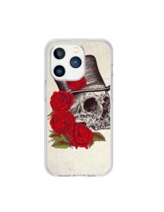 Coque iPhone 15 Pro Gentleman Crane Tête de Mort - Rachel...