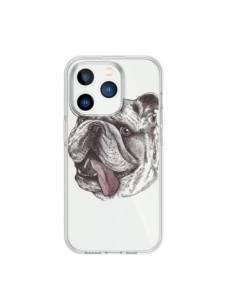 Cover iPhone 15 Pro Cane Bulldog Trasparente - Rachel...
