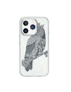 Coque iPhone 15 Pro Owl King Chouette Hibou Roi...