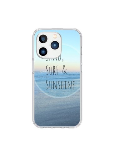 Coque iPhone 15 Pro Sand, Surf and Sunshine - R Delean