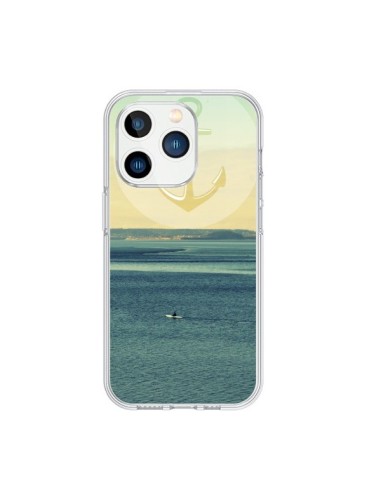 Coque iPhone 15 Pro Ancre Navire Bateau Summer Beach Plage - R Delean