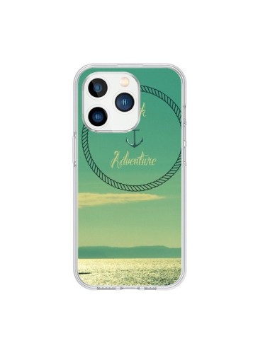 Coque iPhone 15 Pro See Adventure Aventure Ancre Navire Bateau - R Delean