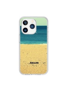 Coque iPhone 15 Pro Escape Mer Plage Ocean Sable Paysage...