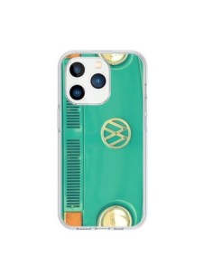 Coque iPhone 15 Pro Groovy Van Hippie VW - R Delean