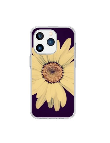 Coque iPhone 15 Pro Marguerite Fleur Flower - R Delean