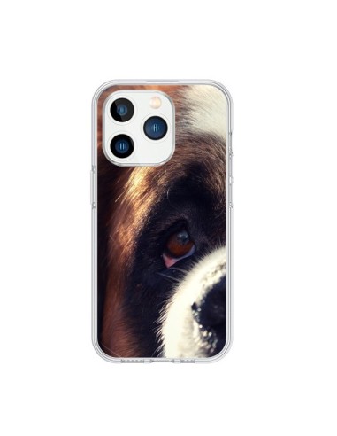 Coque iPhone 15 Pro Saint Bernard Chien Dog - R Delean
