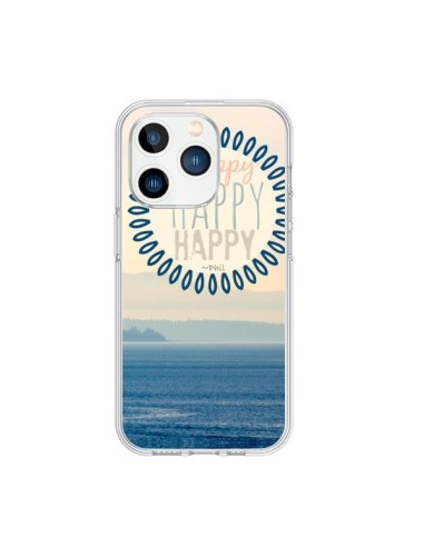Coque iPhone 15 Pro Happy Day Mer Ocean Sable Plage Paysage - R Delean