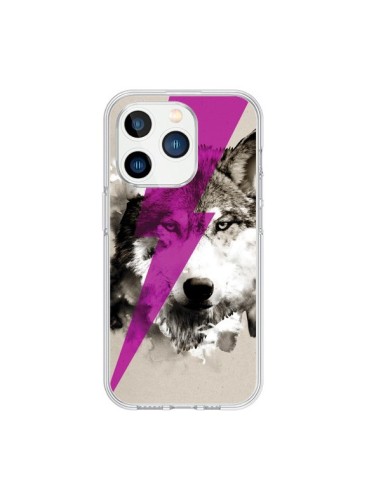 iPhone 15 Pro Case Wolf Rocks - Robert Farkas