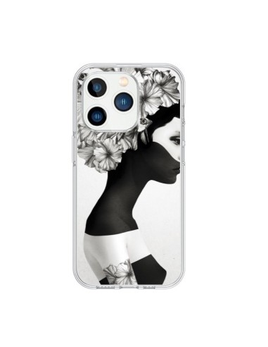 Coque iPhone 15 Pro Marianna Fille Fleurs - Ruben Ireland et Jenny Liz Rome