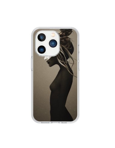 Coque iPhone 15 Pro Fille Pensive - Ruben Ireland