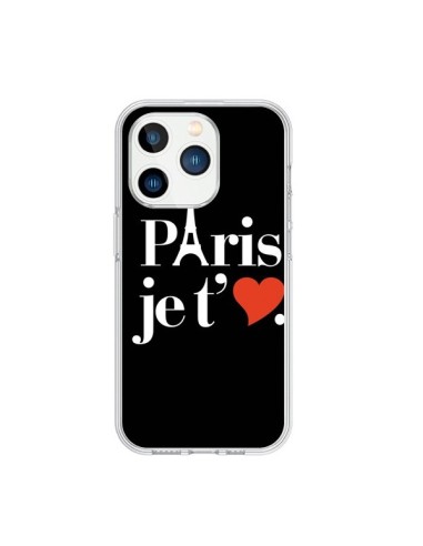 Coque iPhone 15 Pro Paris je t'aime - Rex Lambo