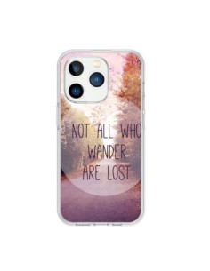 Cover iPhone 15 Pro Not all who wander are lost - Sylvia...