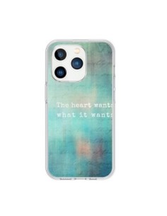 Cover iPhone 15 Pro The heart wants what it wants Cuore -...
