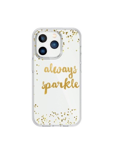 Coque iPhone 15 Pro Always Sparkle, Brille Toujours Transparente - Sylvia Cook