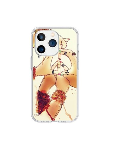 Coque iPhone 15 Pro Peace and Love - Sara Eshak