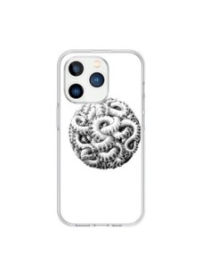 Coque iPhone 15 Pro Boule Tentacule Octopus Poulpe -...