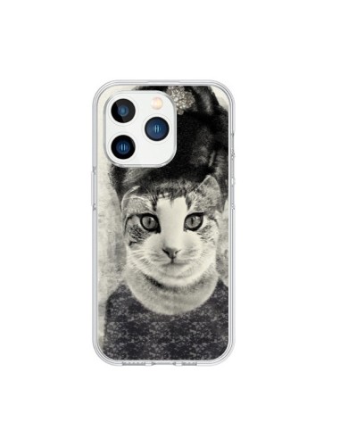 Coque iPhone 15 Pro Audrey Cat Chat - Tipsy Eyes