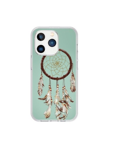 Coque iPhone 15 Pro Attrape-rêves vert - Tipsy Eyes