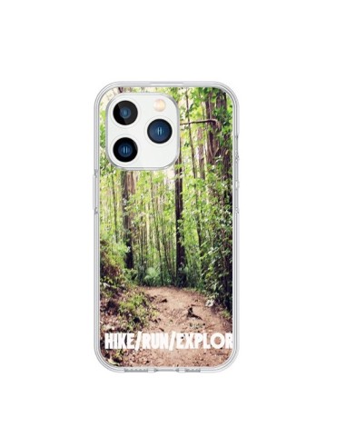 Coque iPhone 15 Pro Hike Run Explore Paysage Foret - Tara Yarte