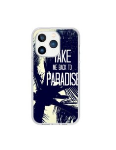 Coque iPhone 15 Pro Take me back to paradise USA Palmiers...