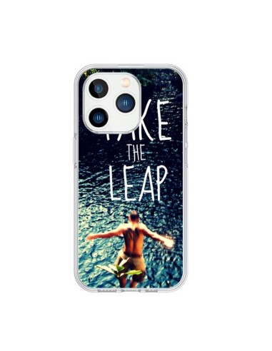 Coque iPhone 15 Pro Take the leap Saut - Tara Yarte