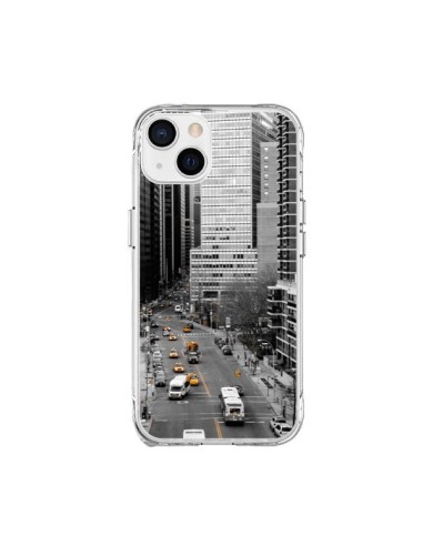 Coque iPhone 15 Plus New York Noir et Blanc - Anaëlle François