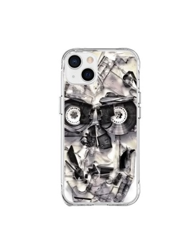 Coque iPhone 15 Plus Tape Skull K7 Tête de Mort - Ali Gulec