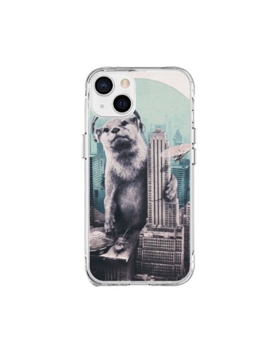 Coque iPhone 15 Plus Loutre Dj New York - Ali Gulec