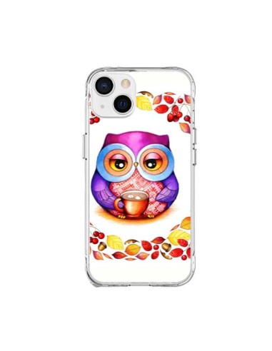 Coque iPhone 15 Plus Chouette Automne - Annya Kai