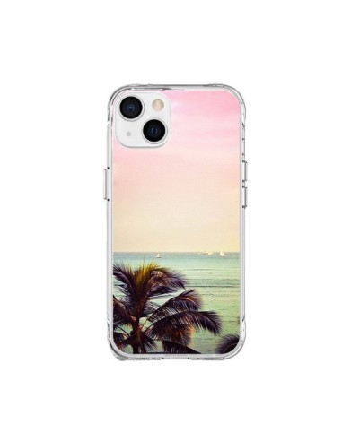 Coque iPhone 15 Plus Sunset Palmier Palmtree - Asano Yamazaki