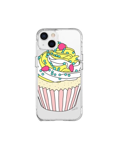 Coque iPhone 15 Plus Cupcake Dessert Transparente - Asano Yamazaki