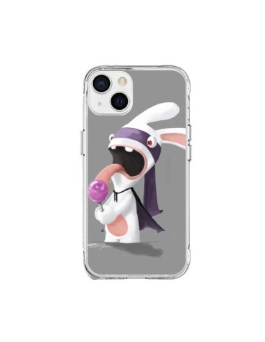 Coque iPhone 15 Plus Lapin Crétin Sucette - Bertrand Carriere