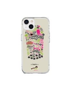Coque iPhone 15 Plus Bubble Fever Original Flavour Beige...