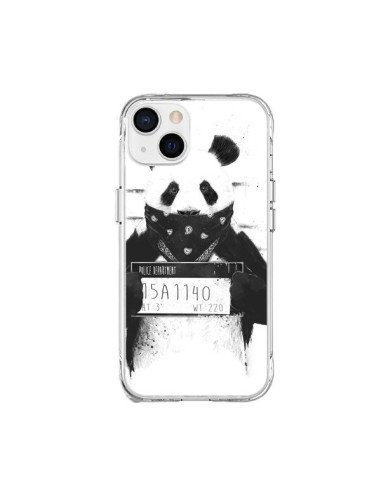 Cover iPhone 15 Plus Panda Cattivo Prigione - Balazs Solti