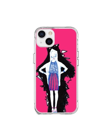 Coque iPhone 15 Plus Lola Femme Fashion Mode Rose - Cécile