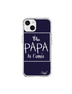 Cover iPhone 15 Plus Eletto Papà dell'Anno Blu Marine -...