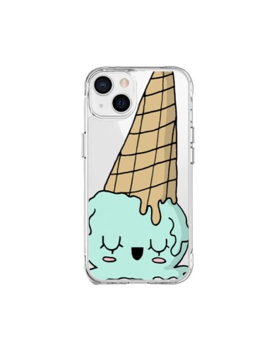 Coque iPhone 15 Plus Ice Cream Glace Summer Ete Renverse Transparente - Claudia Ramos