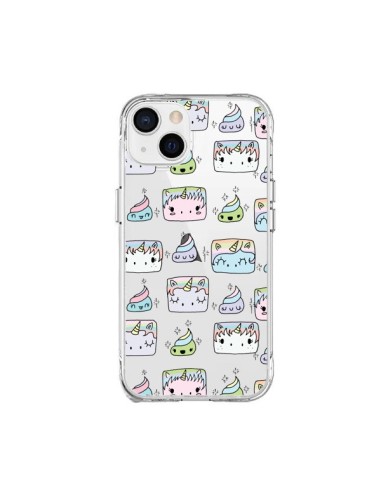 Cover iPhone 15 Plus Unicorno Carino Swag Trasparente - Claudia Ramos