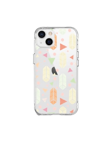 Coque iPhone 15 Plus Arrow Fleche Azteque Transparente - Claudia Ramos