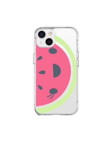 Coque iPhone 15 Plus Pasteque Watermelon Fruit Transparente - Claudia Ramos