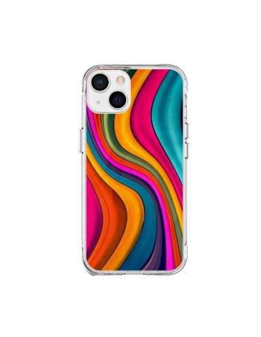 iPhone 15 Plus Case Love Colored Waves - Danny Ivan