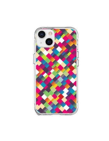 Coque iPhone 15 Plus Sweet Pattern Mosaique Azteque - Danny Ivan