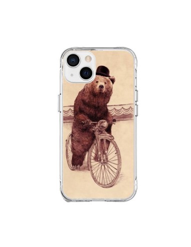 Coque iPhone 15 Plus Ours Velo Barnabus Bear - Eric Fan