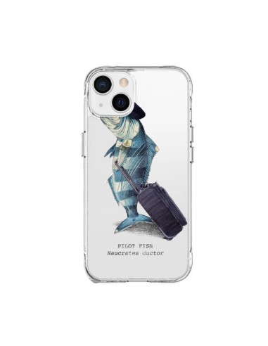 Coque iPhone 15 Plus Pilot Fish Poisson Pilote Transparente - Eric Fan