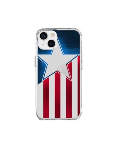 Coque iPhone 15 Plus Captain America - Eleaxart