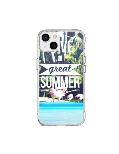 Coque iPhone 15 Plus Have a Great Summer Eté - Eleaxart