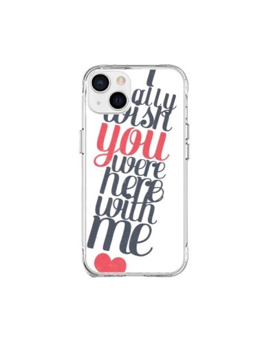 Coque iPhone 15 Plus Here with me - Eleaxart