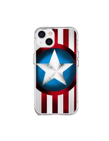 Coque iPhone 15 Plus Captain America Great Defender - Eleaxart